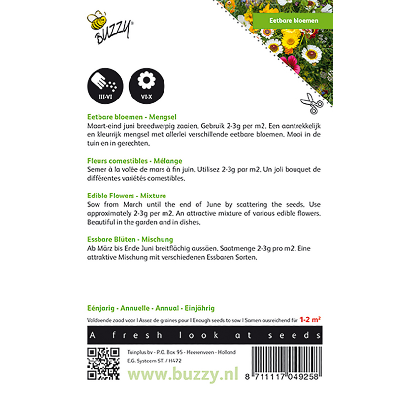 Buzzy® Mengsel Eetbare bloemen
